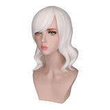 Damespruik wit haar | Perruque-Club