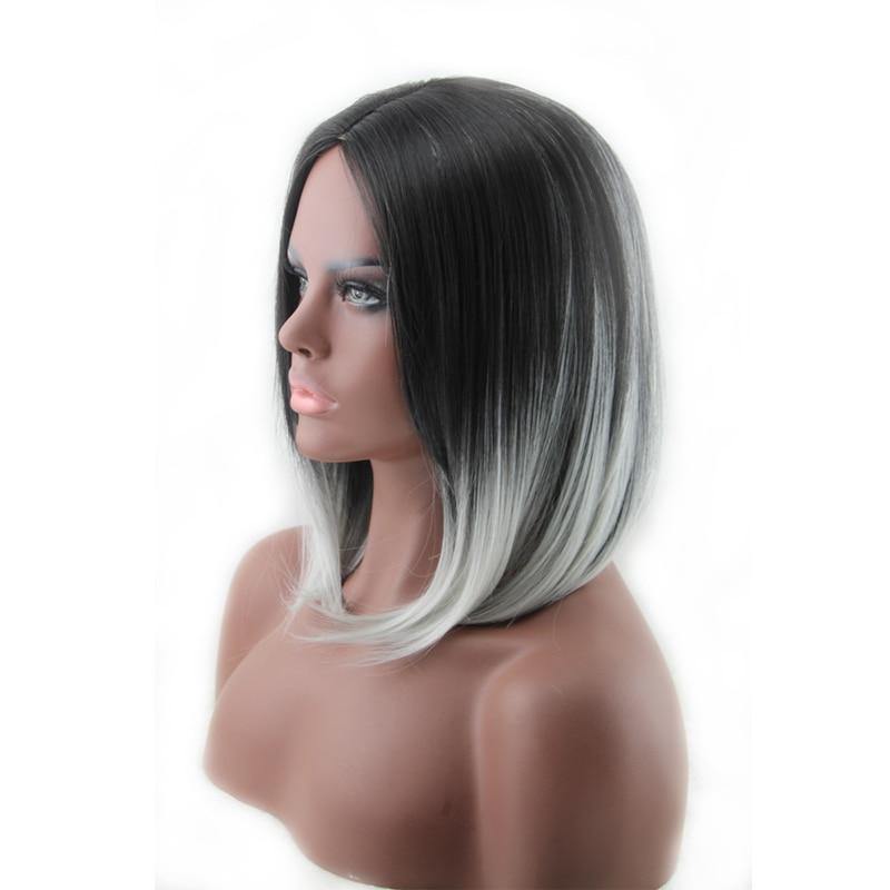 Zwart-witte pruik | Perruque-Club