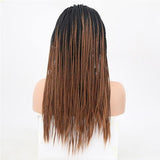 Zwarte Pruik Vlecht | Perruque-Club