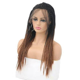 Zwarte Pruik Vlecht | Perruque-Club