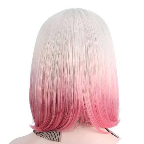 Roze & Witte Pruik