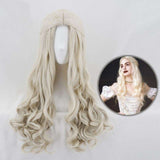 Witte koningin pruik